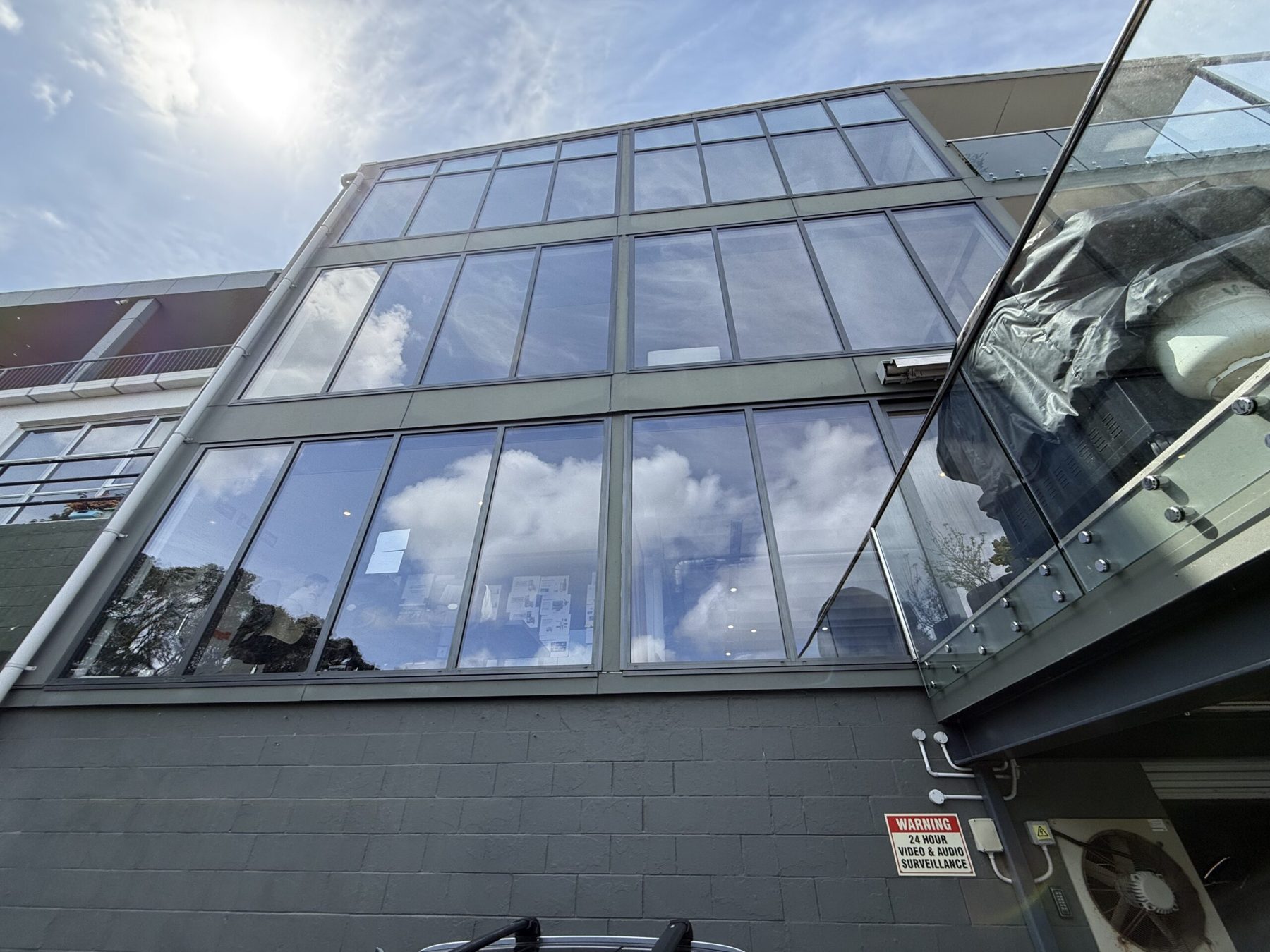 Glass roof and skylight in Auckland